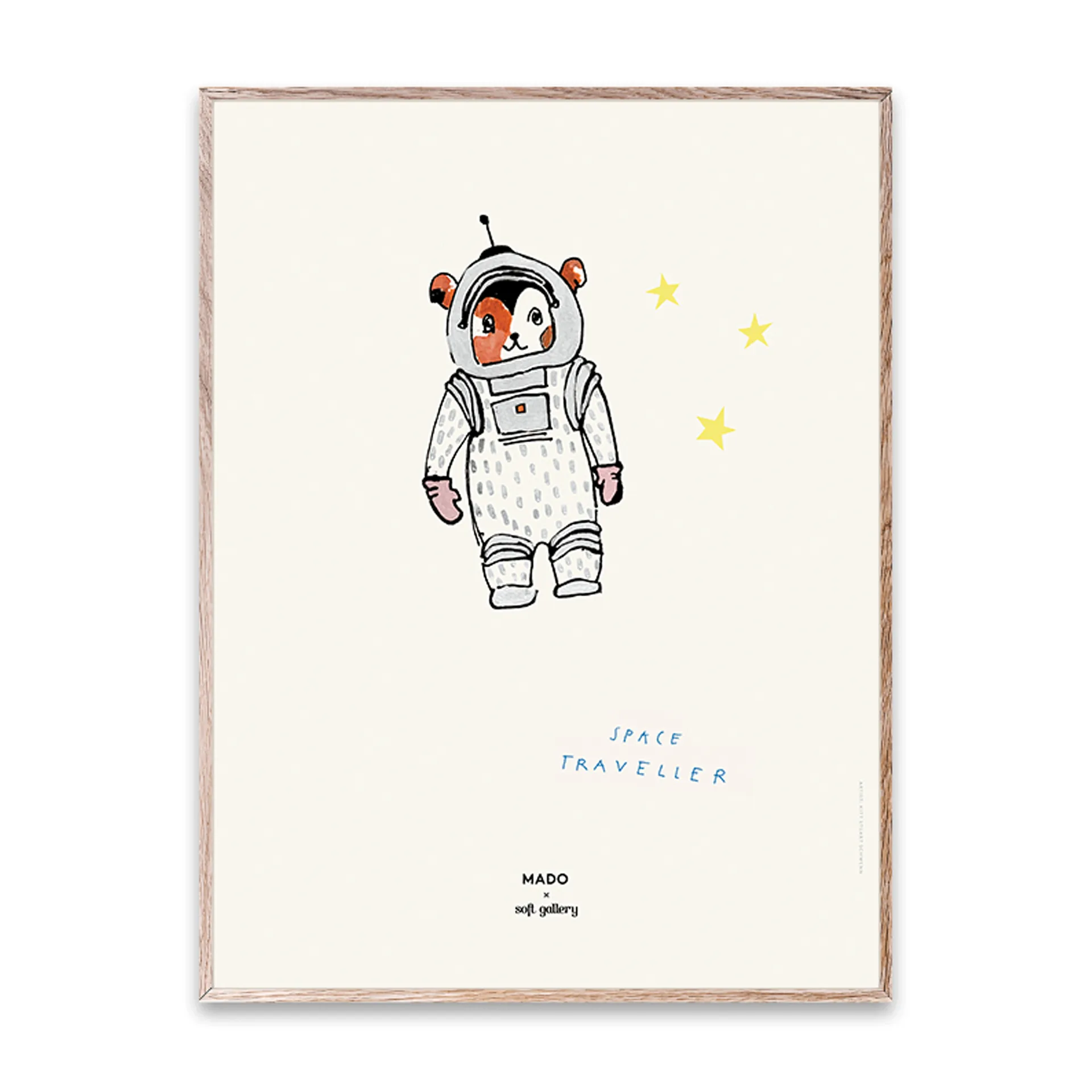 Space Traveller 海报, 30x40 cm Paper Collective