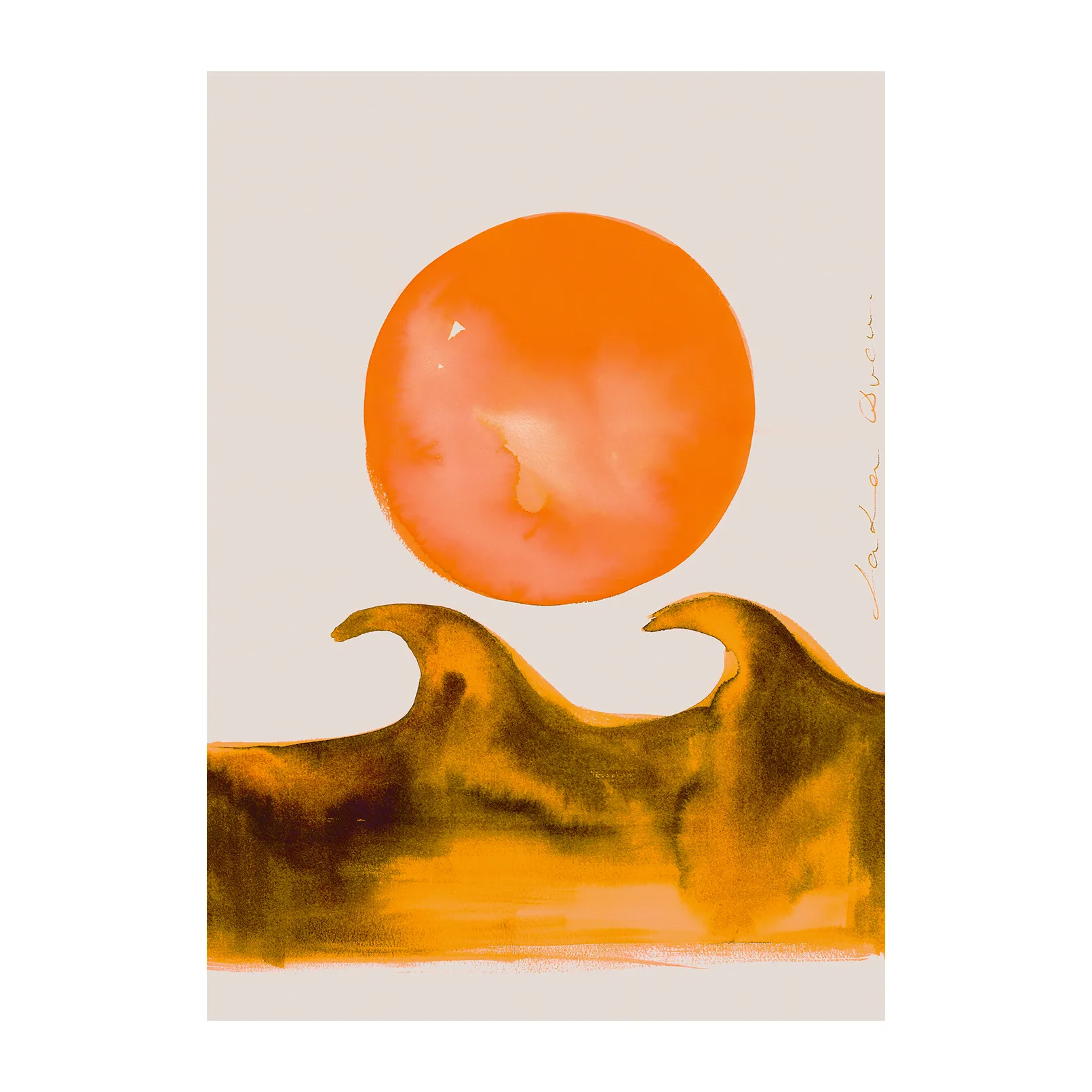 Sunset Waves 海报, 30x40 cm Paper Collective