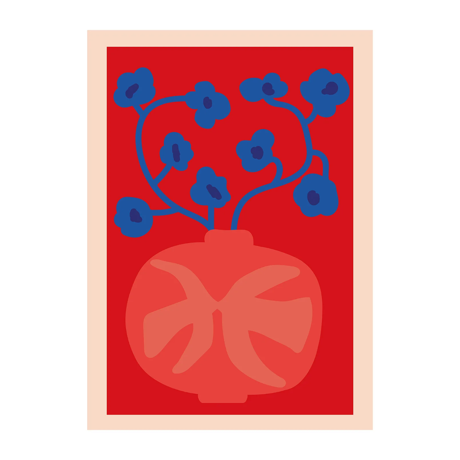 The Red 花瓶 海报, 30x40 cm Paper Collective