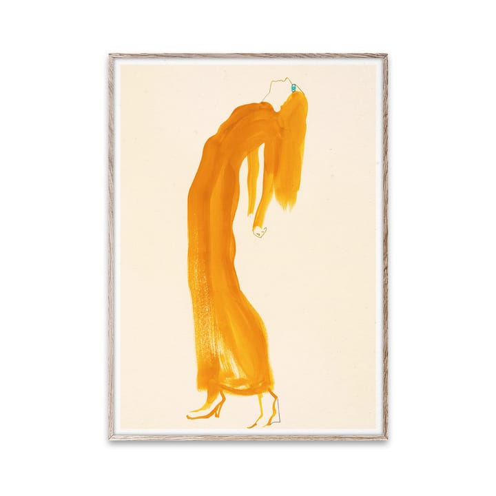 The Saffron Dress 海报 - 30x40 cm - Paper Collective
