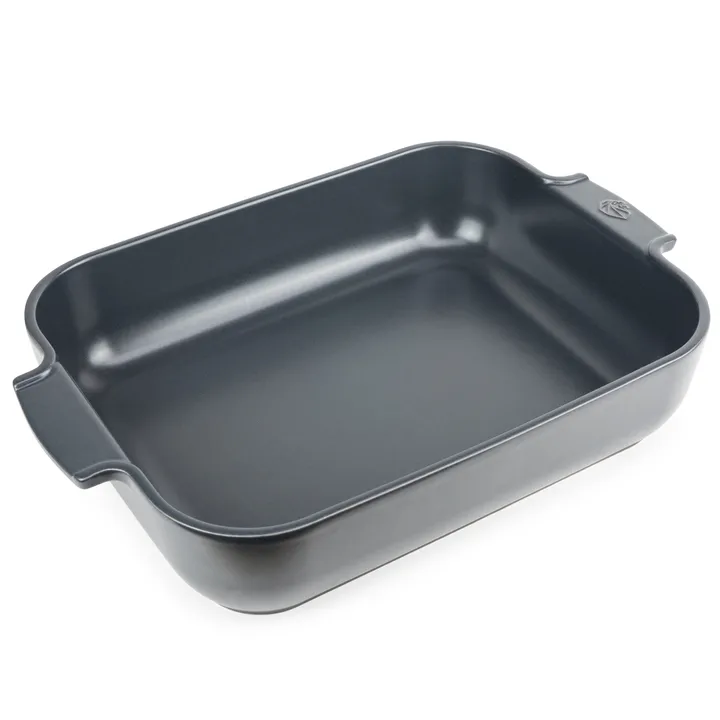 Appolia 陶瓷盘40x27cm - 黑色 - Peugeot