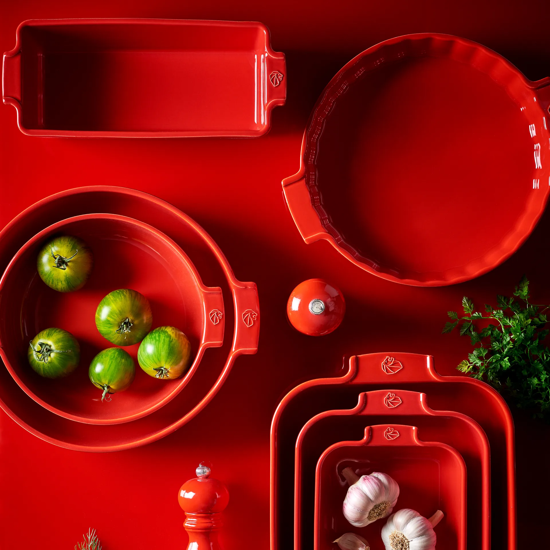 Appolia bread 托盘 31 cm, 红色 Peugeot