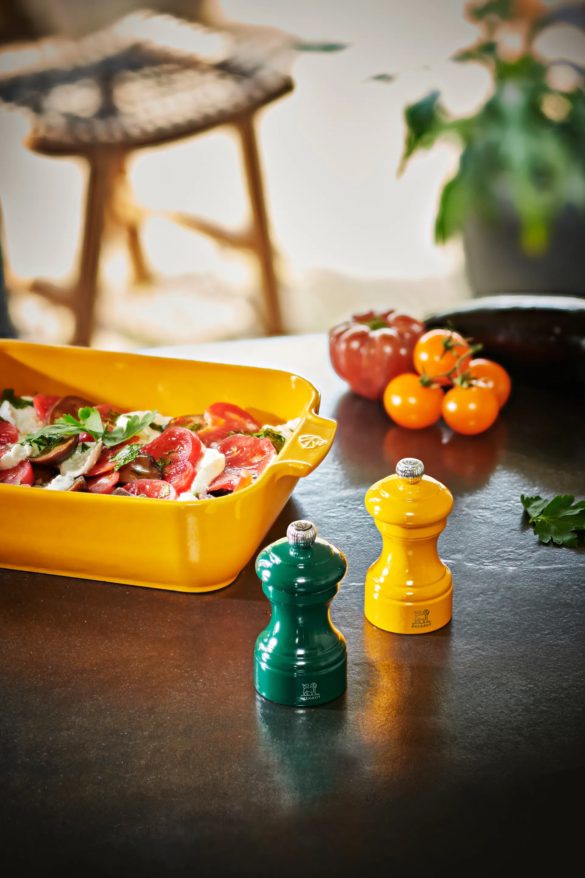 Bistrorama 胡椒研磨器 10 cm, Green Forest Peugeot