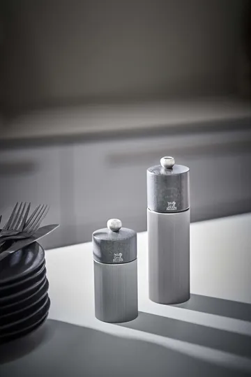 Line Dark 盐研磨器 18cm - 木质_铝制 - Peugeot
