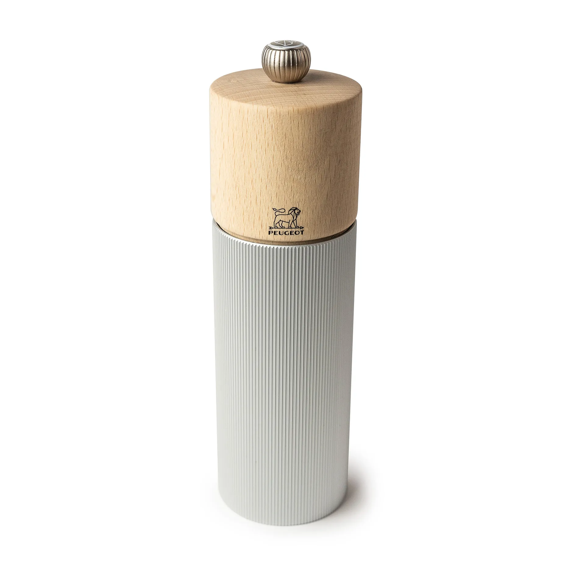 Line Natural 盐研磨器 18 cm, Wood-aluminum Peugeot