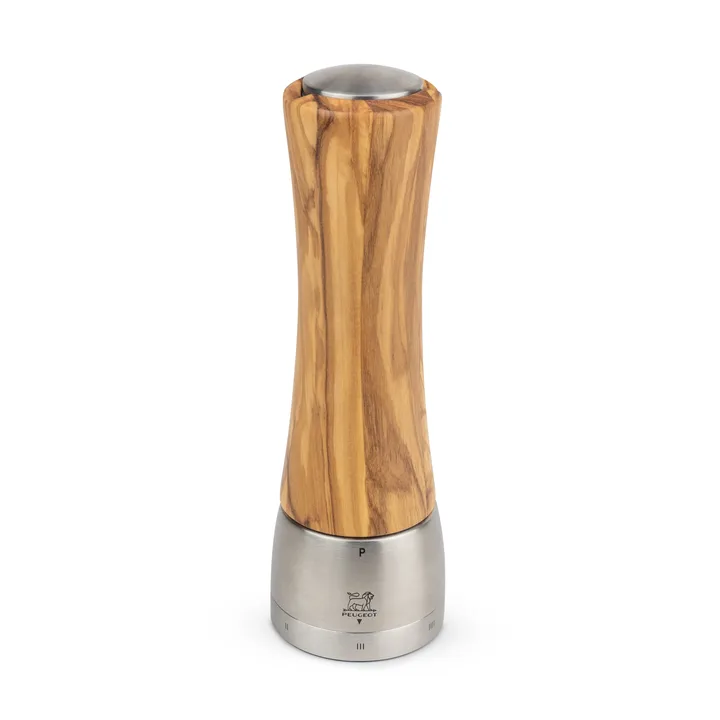 Madras 胡椒研磨器 21cm - 橄榄木_不锈钢 - Peugeot