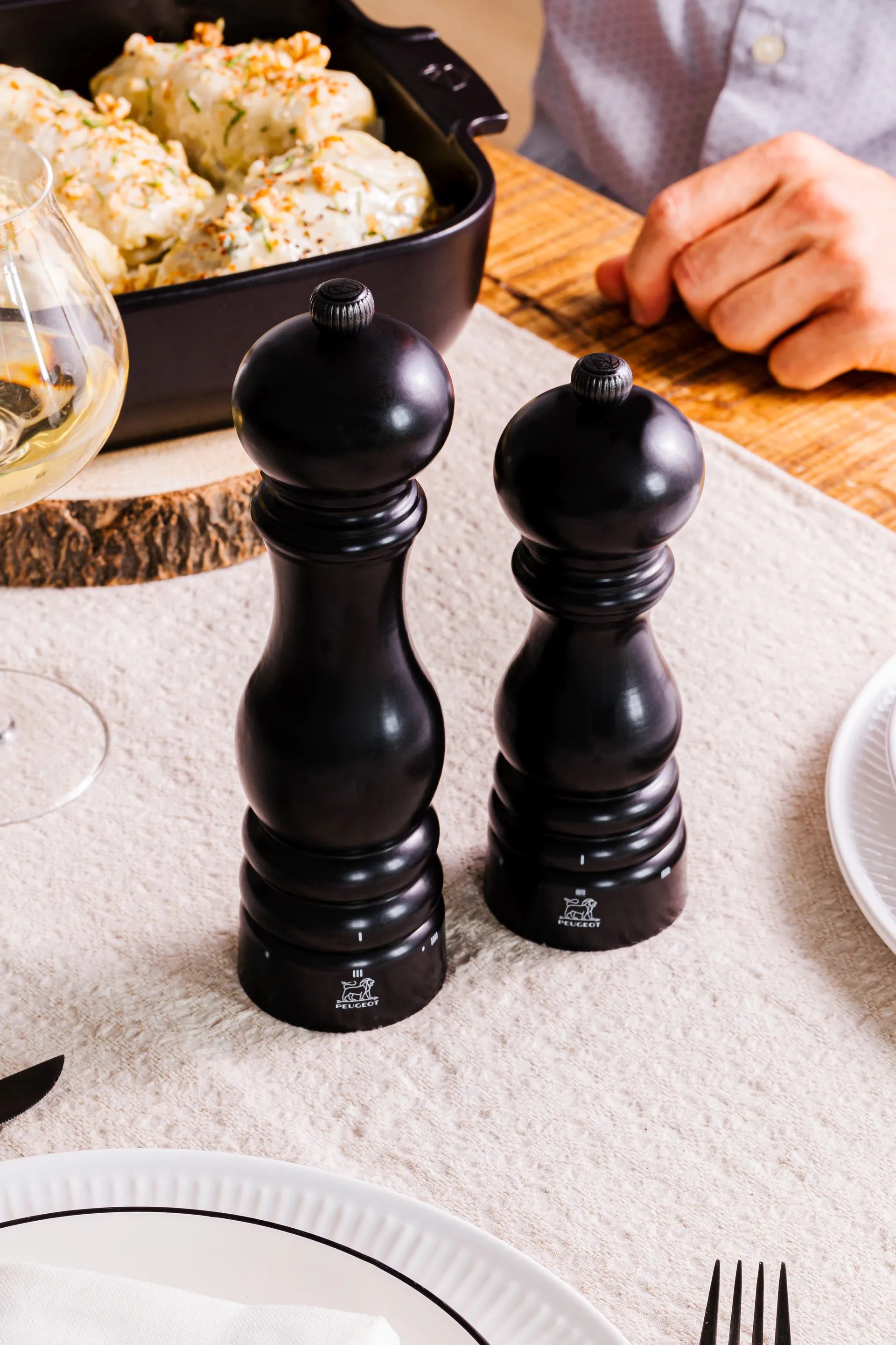 Paris u'Select 胡椒研磨器 12 cm, Satin black Peugeot