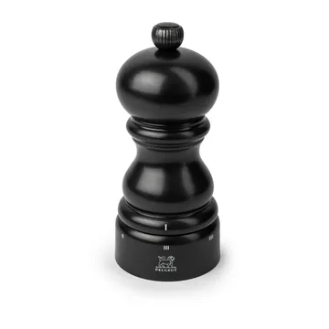 Paris u'Select 胡椒研磨器 12cm - 缎面黑色 - Peugeot