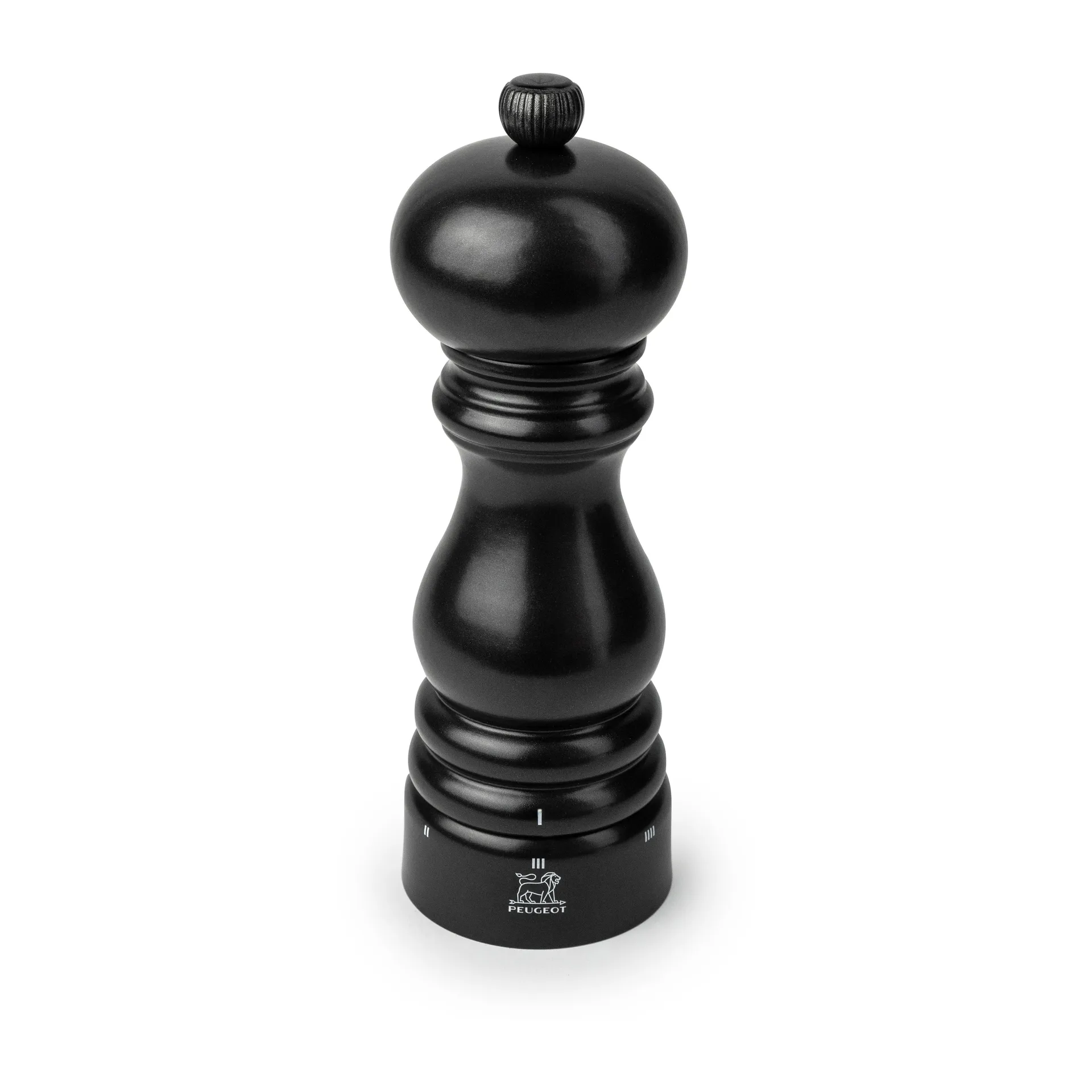Paris u'Select 胡椒研磨器 18cm, 缎面黑色 Peugeot