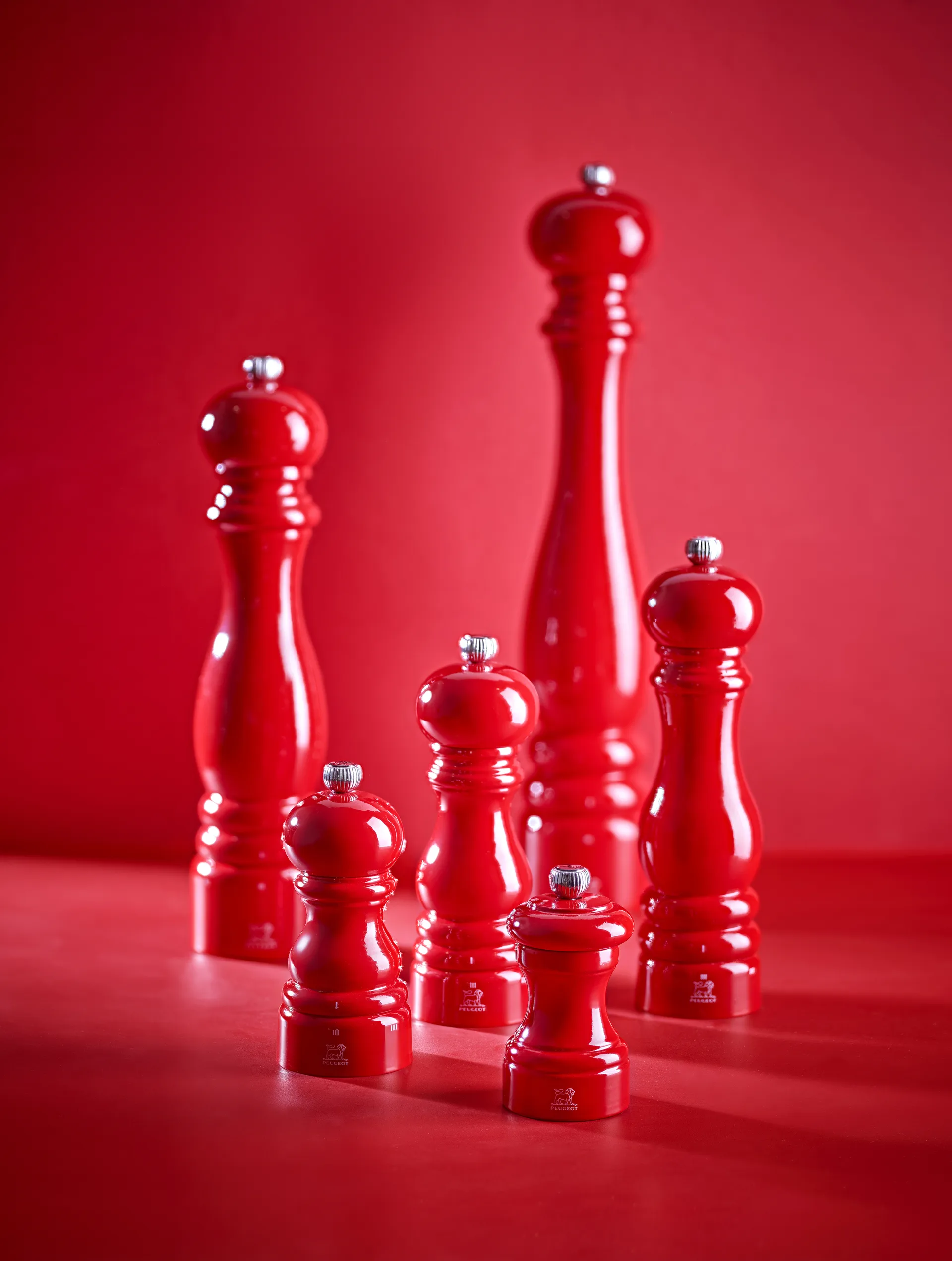 Paris u'Select 胡椒研磨器 22 cm, Red passion Peugeot