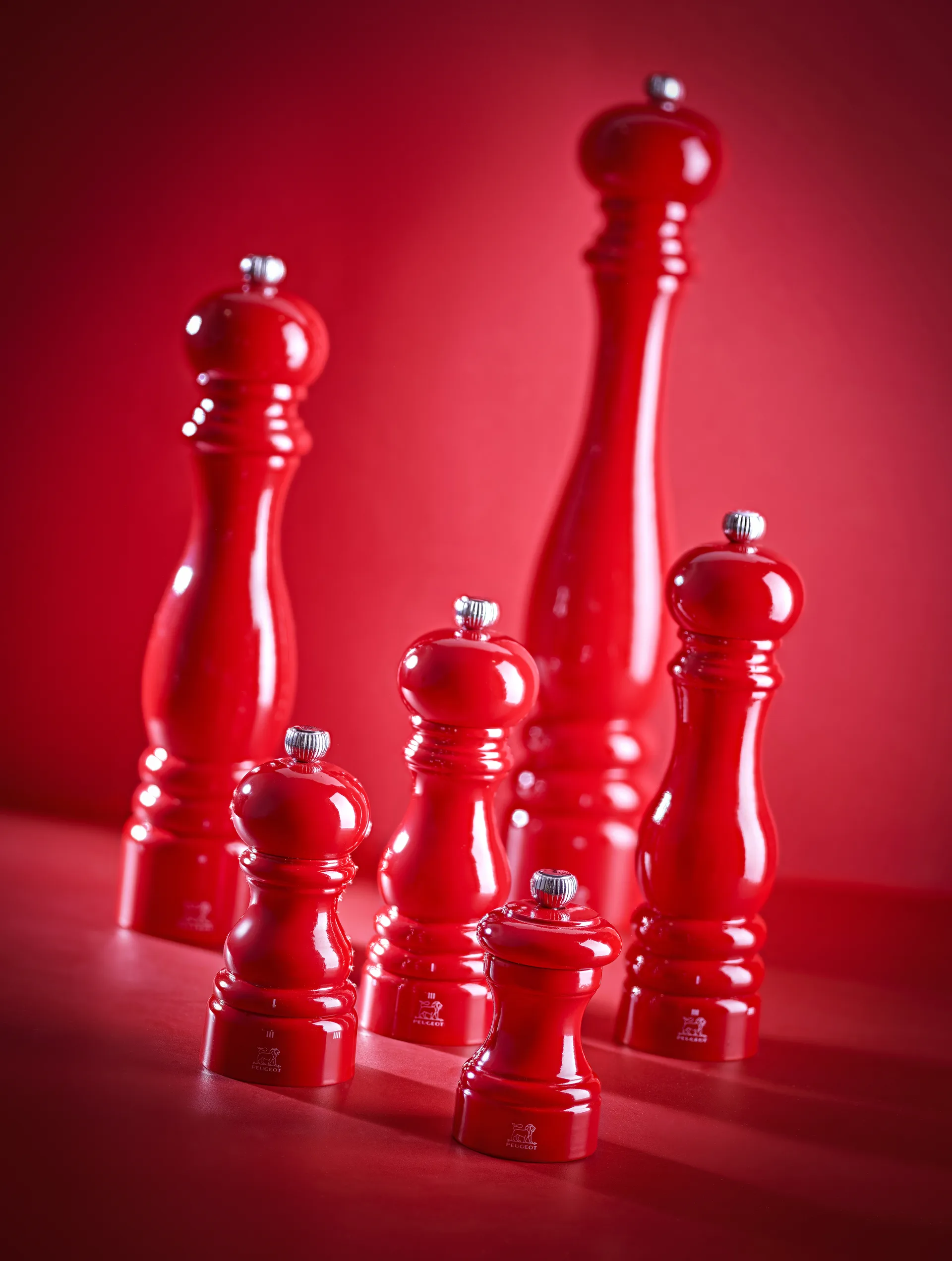 Paris u'Select 胡椒研磨器 30 cm, Red passion Peugeot