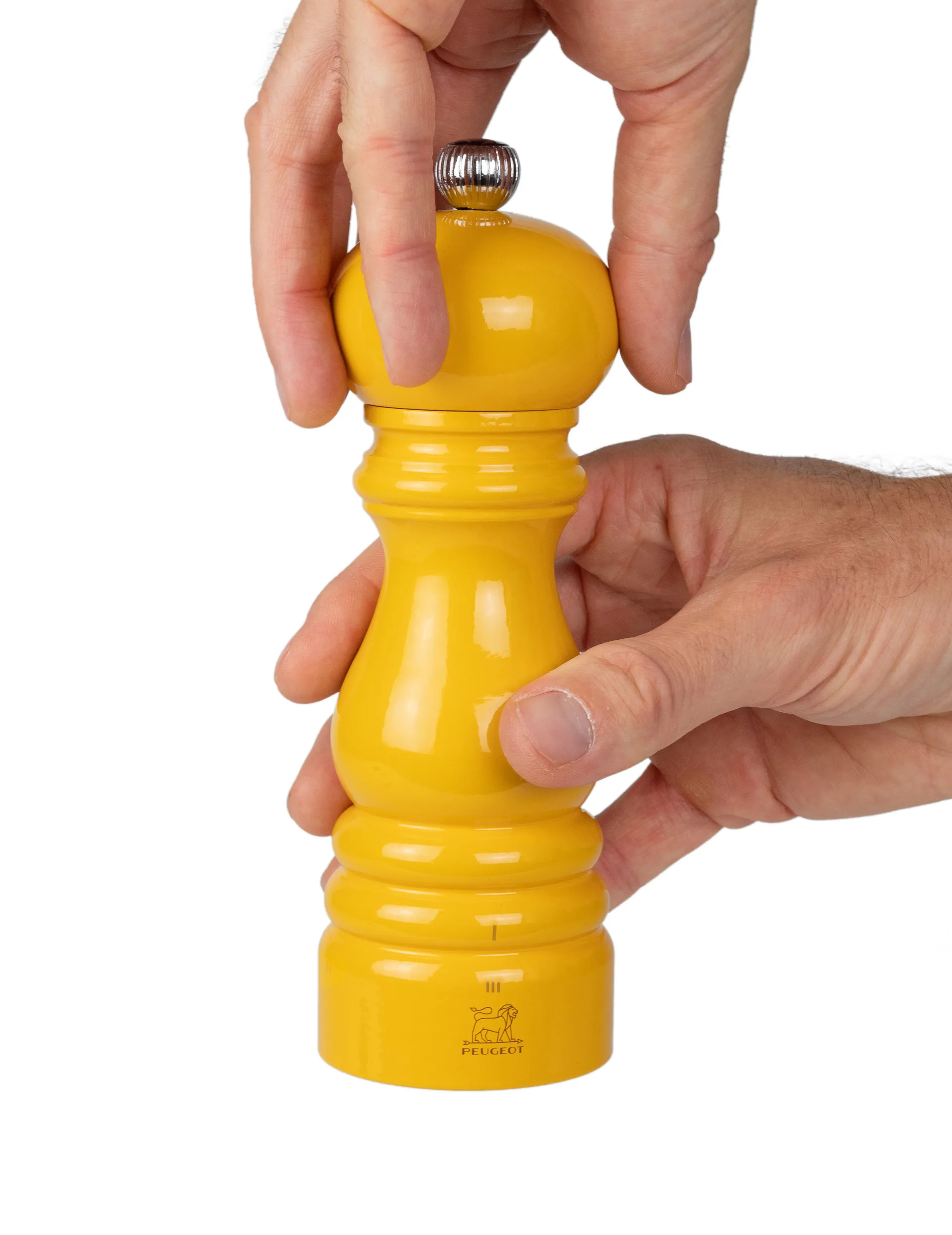 Parisrama 胡椒研磨器 18cm, 木色_藏红花黄 Peugeot