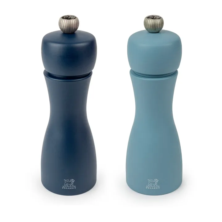 Tahiti Air 盐和胡椒研磨器套装 15cm - 夜色_蔚蓝色 - Peugeot