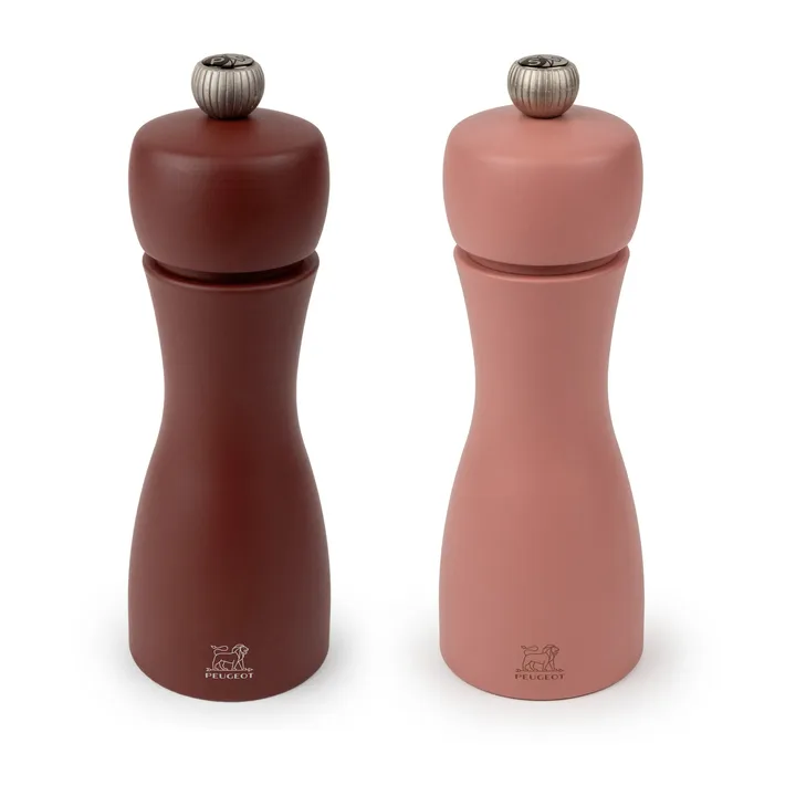 Tahiti Earth 盐和胡椒研磨器套装 15cm - 可可色_坚果色 - Peugeot