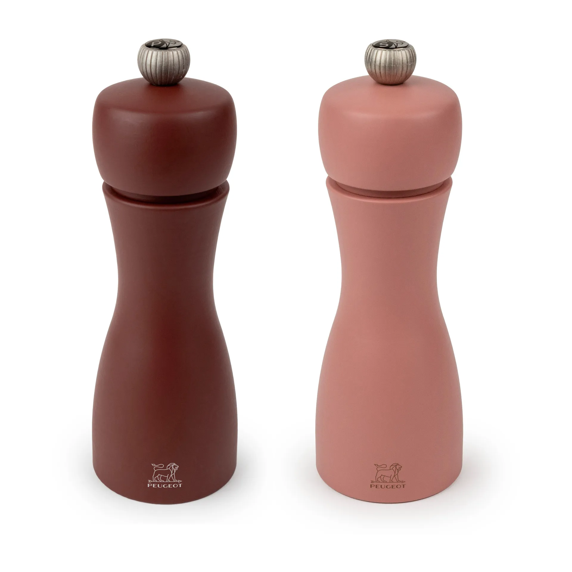 Tahiti set Earth salt- and 胡椒研磨器 15 cm, Cacao & nuts Peugeot