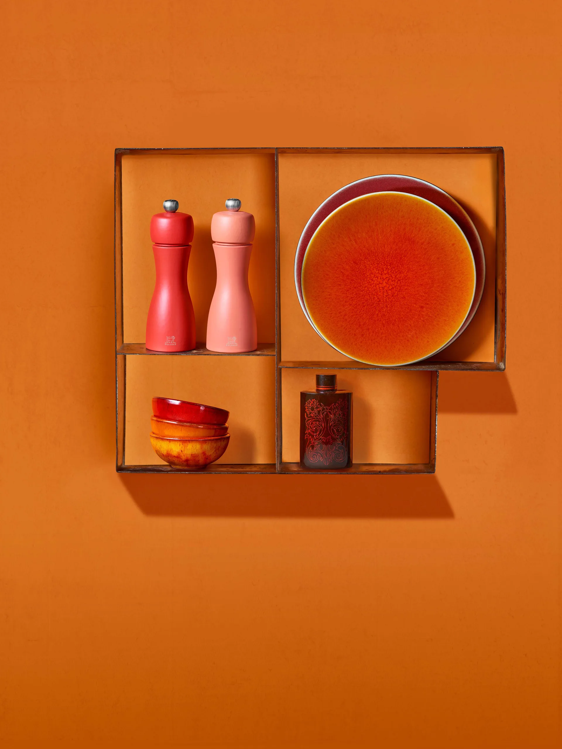 Tahiti set Fire salt- and 胡椒研磨器 15 cm, Bricks & flame Peugeot