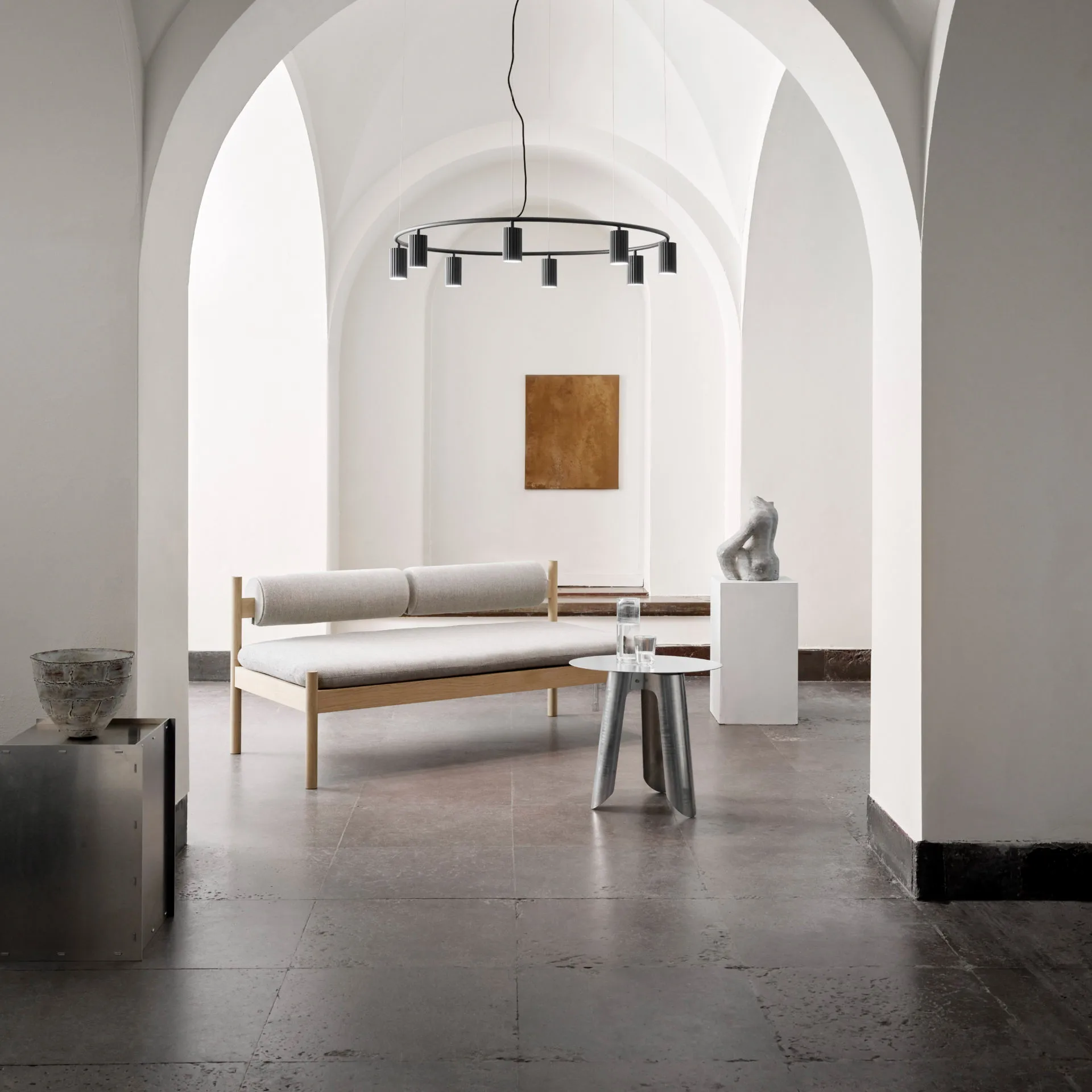 Donna Circle 100 ceiling 灯, 黑色 ink Pholc