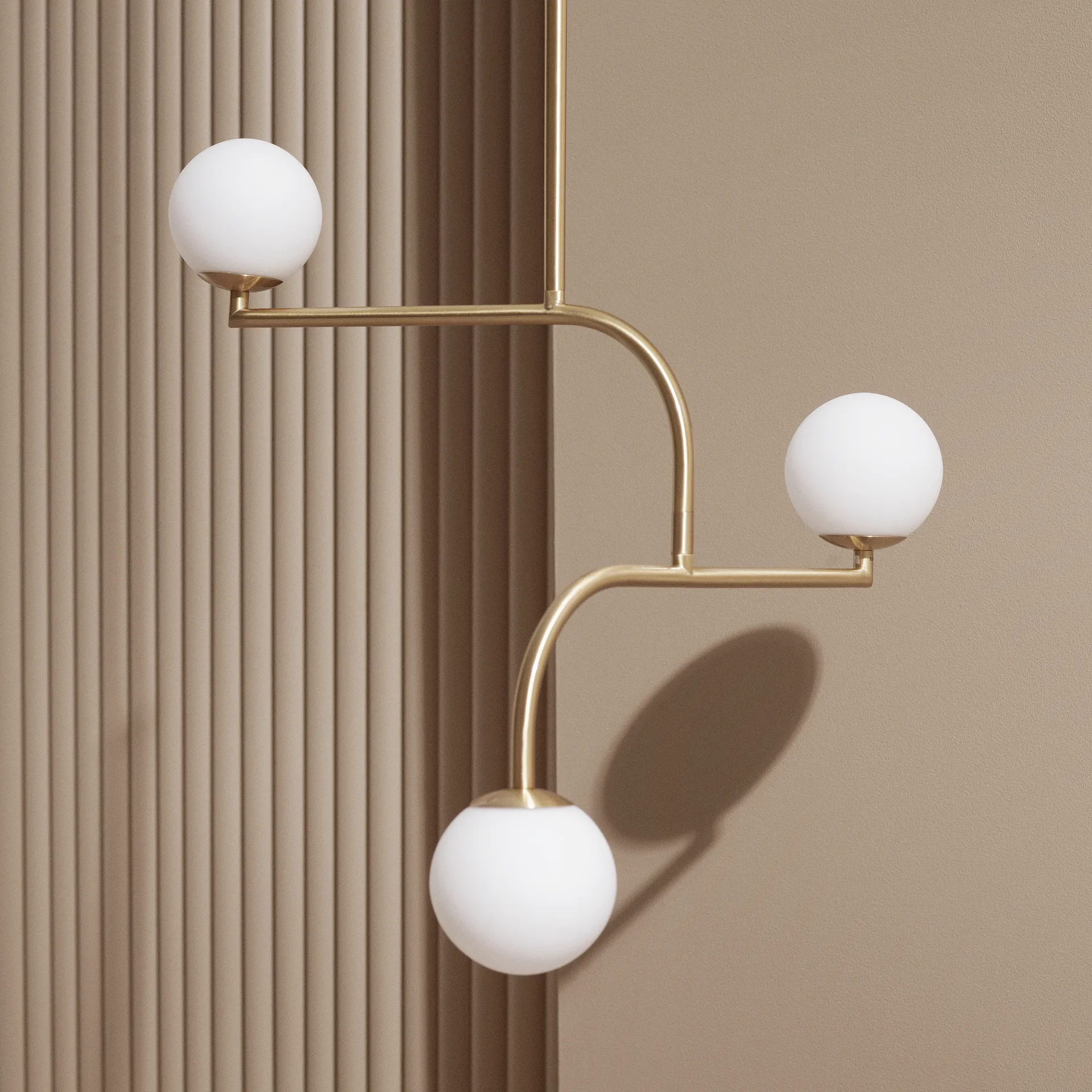 Mobil ceiling 灯 70, brass Pholc