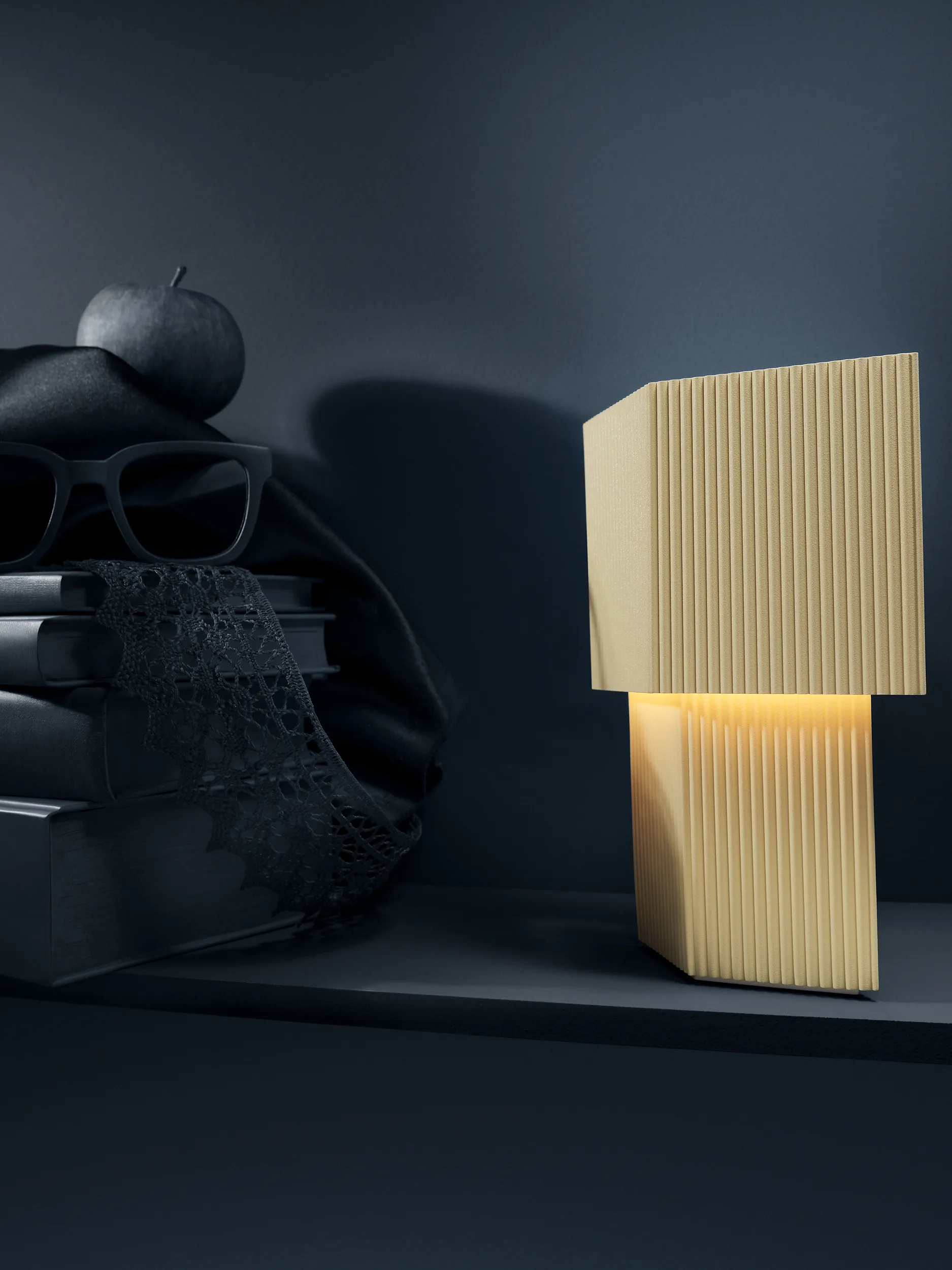 Romb Mini 便携台灯 19 cm, Vanilla Pholc