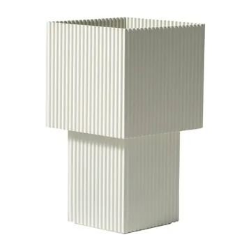 Romb Mini 便携式台灯 19cm - 棉白色 - Pholc