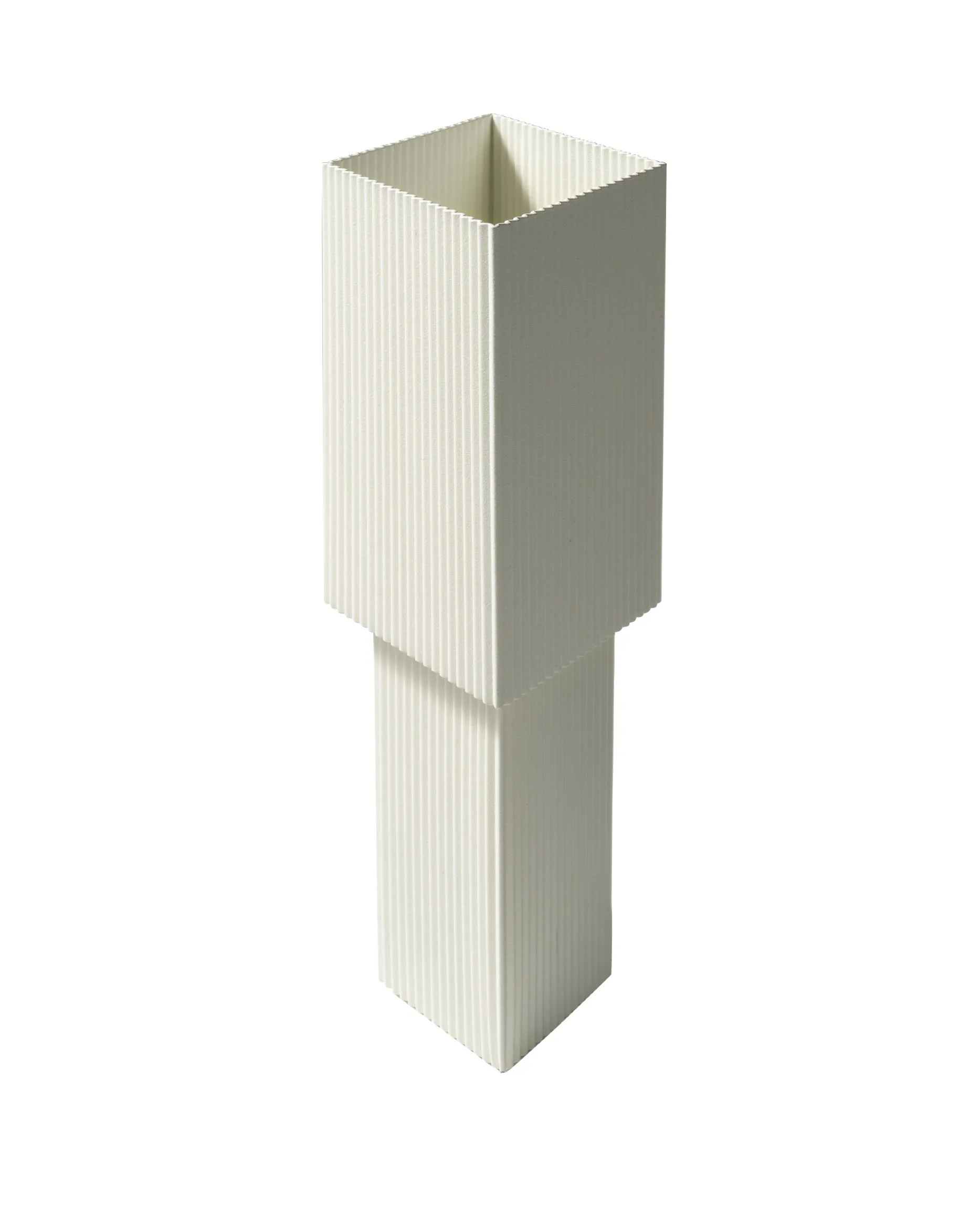 Romb Mini 便携式台灯 19cm, 棉白色 Pholc