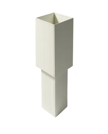 Romb Mini 便携式台灯 19cm - 棉白色 - Pholc