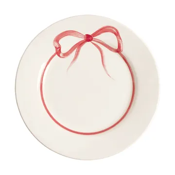 蝴蝶结造型装饰餐盘 - 深粉色_28cm - Pick a Poppy