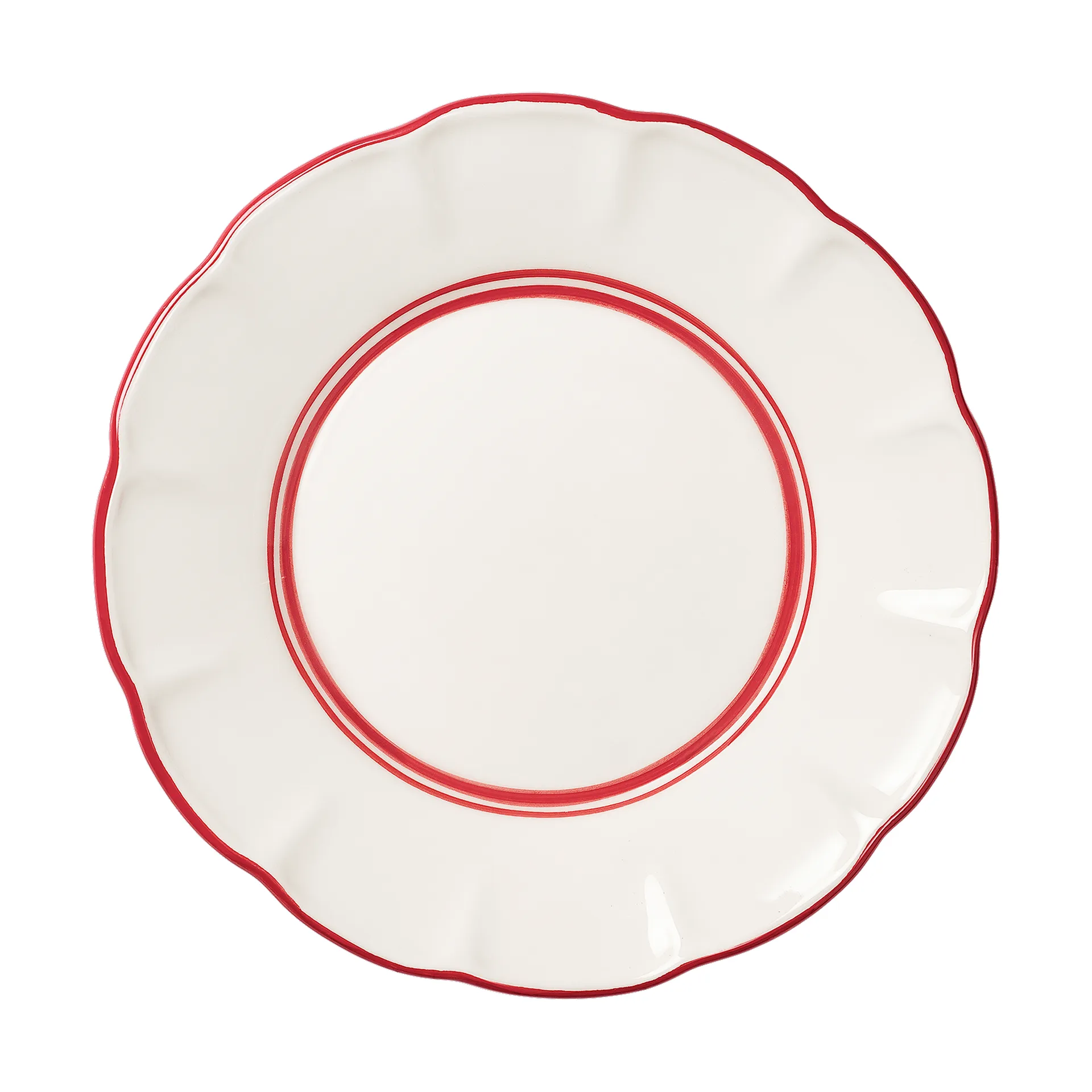 Bistro经典小酒馆风格餐盘, 红色_28cm Pick a Poppy