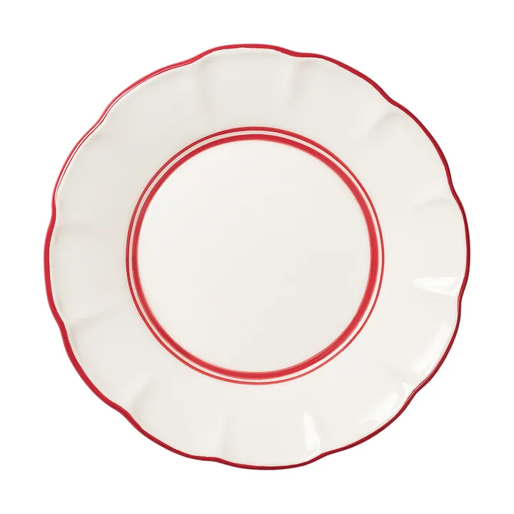 Bistro经典小酒馆风格餐盘 - 红色_28cm - Pick a Poppy
