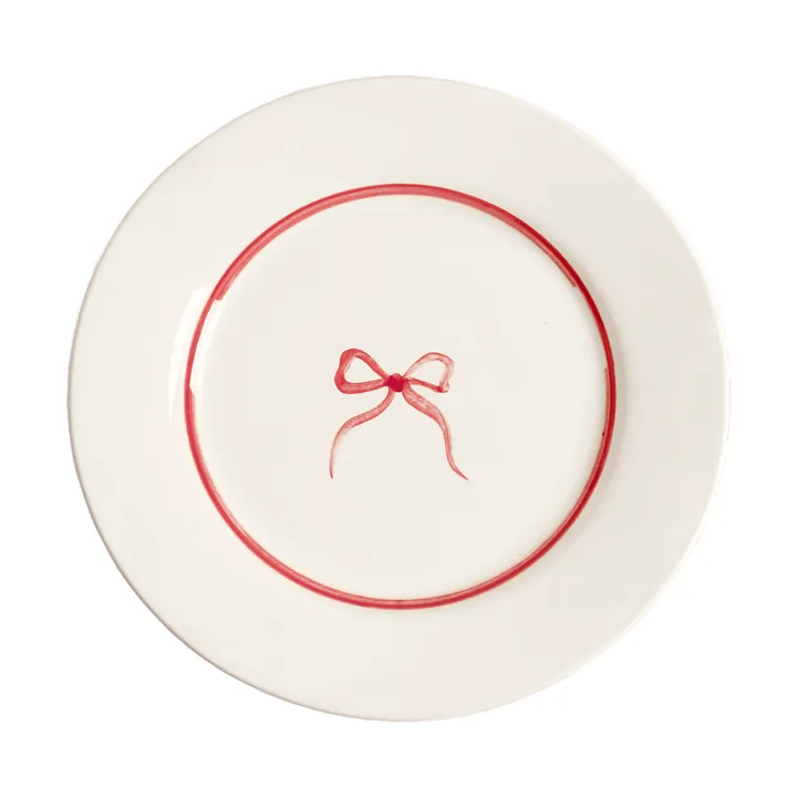 Bow 蝴蝶结造型沙拉盘 - 深粉色_22cm - Pick a Poppy