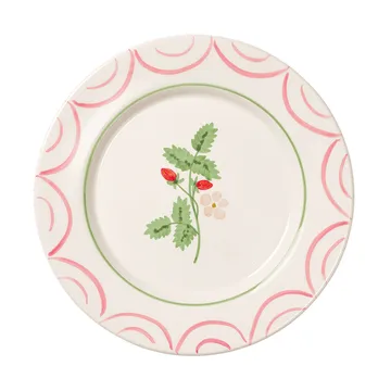 Cottage Flower野草莓图案餐盘 - 红色_28cm - Pick a Poppy