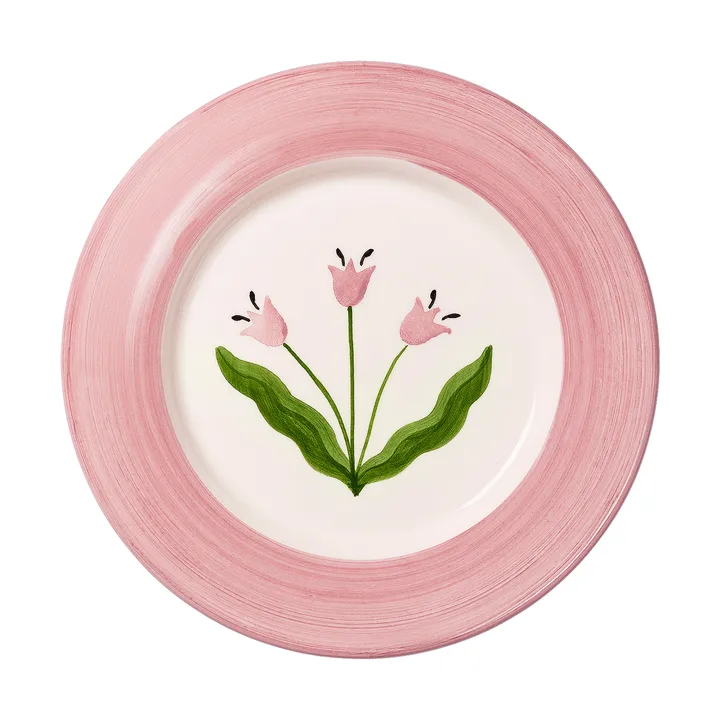 Madelen Möllard郁金香沙拉盘 - 粉色_22cm - Pick a Poppy