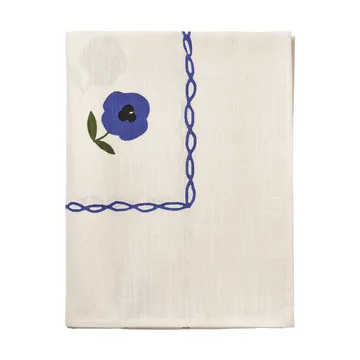 Madelen Möllard三色堇纯棉桌布 - 蓝色_250x150cm - Pick a Poppy