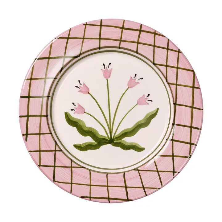 Madelen Möllard郁金香餐盘 - 粉色_28cm - Pick a Poppy