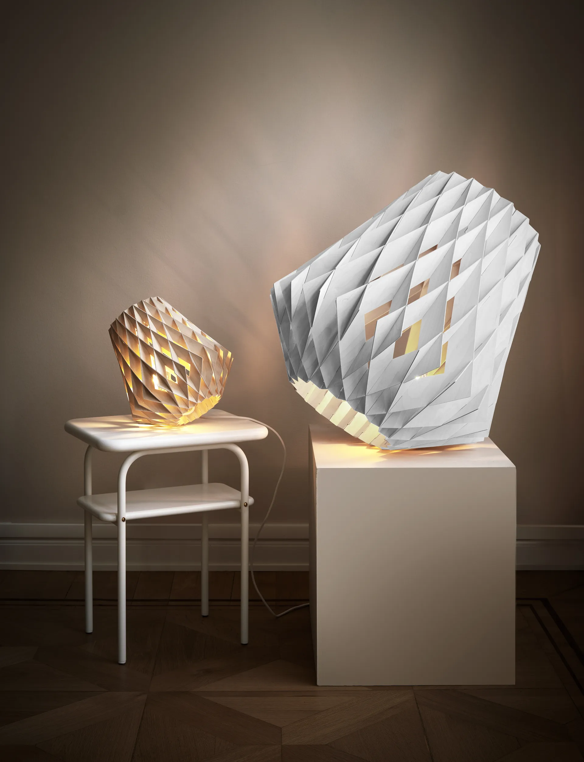 Pilke Signature 落地灯 Ø64 cm, 白色 Pilke