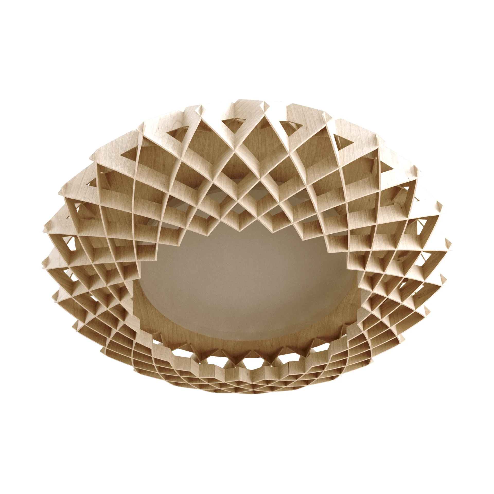 Pilke Signature吸顶灯Ø45cm, 桦木色 Pilke
