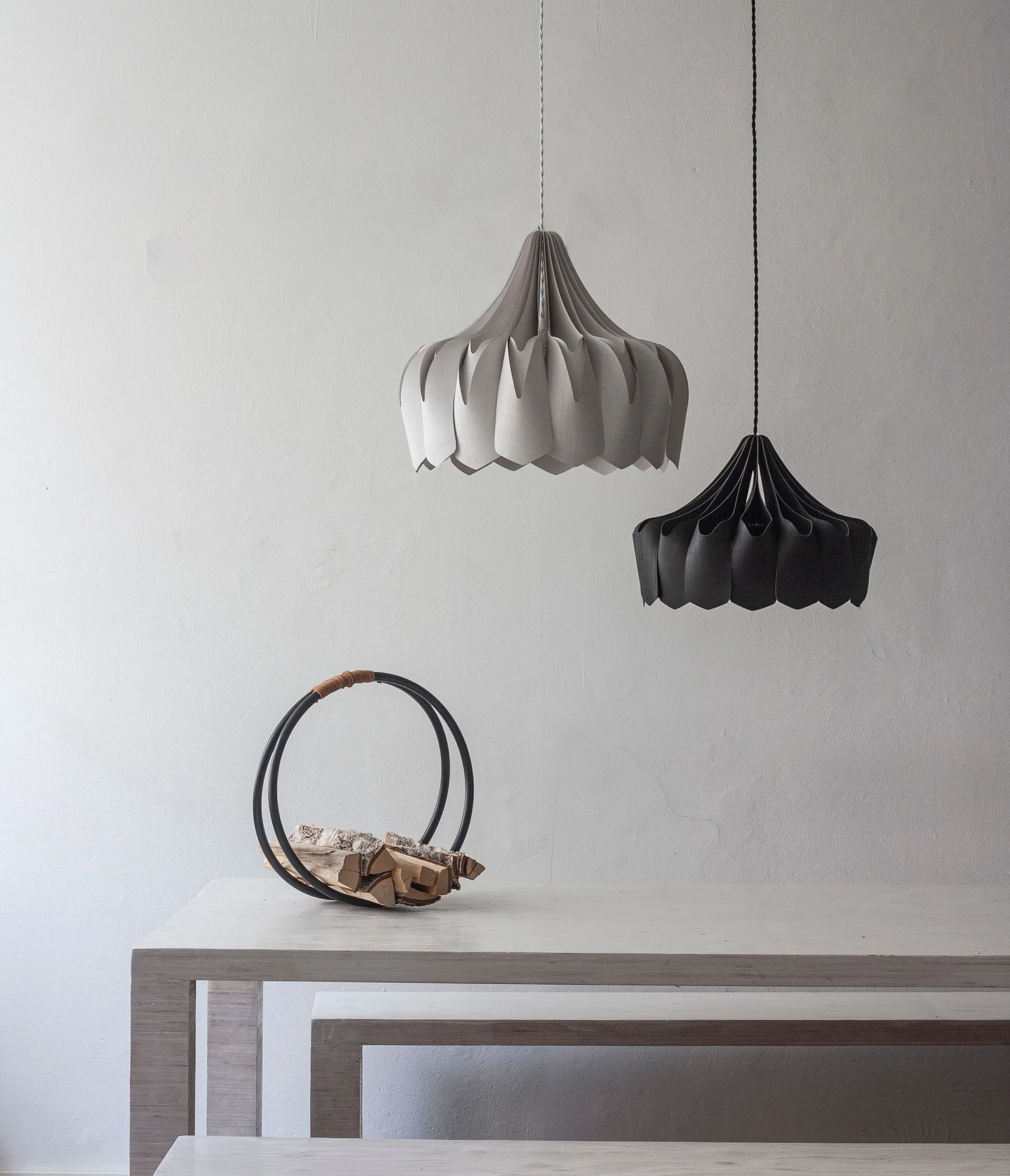 Pioni 吊灯 L Ø52 cm, 白色 Pilke