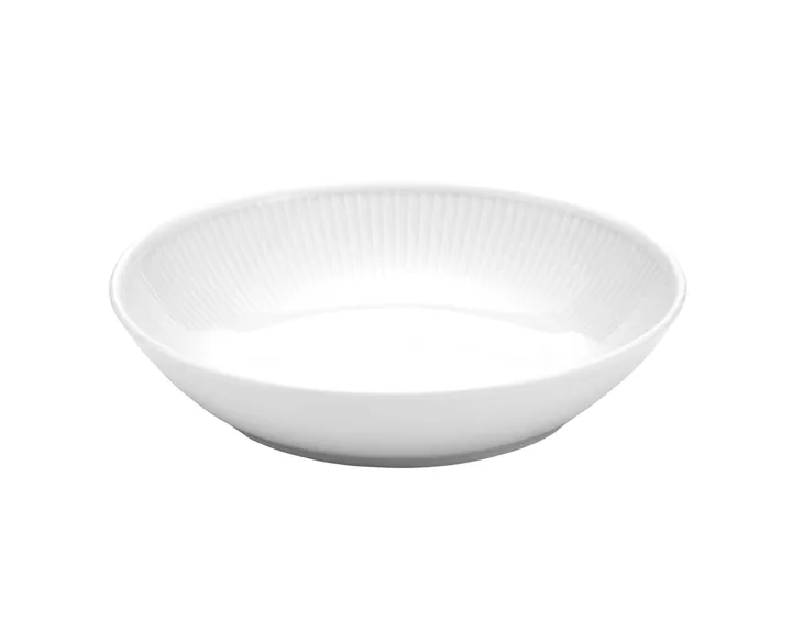 褶皱纹沙拉意面盘23cm - 白色 - Pillivuyt