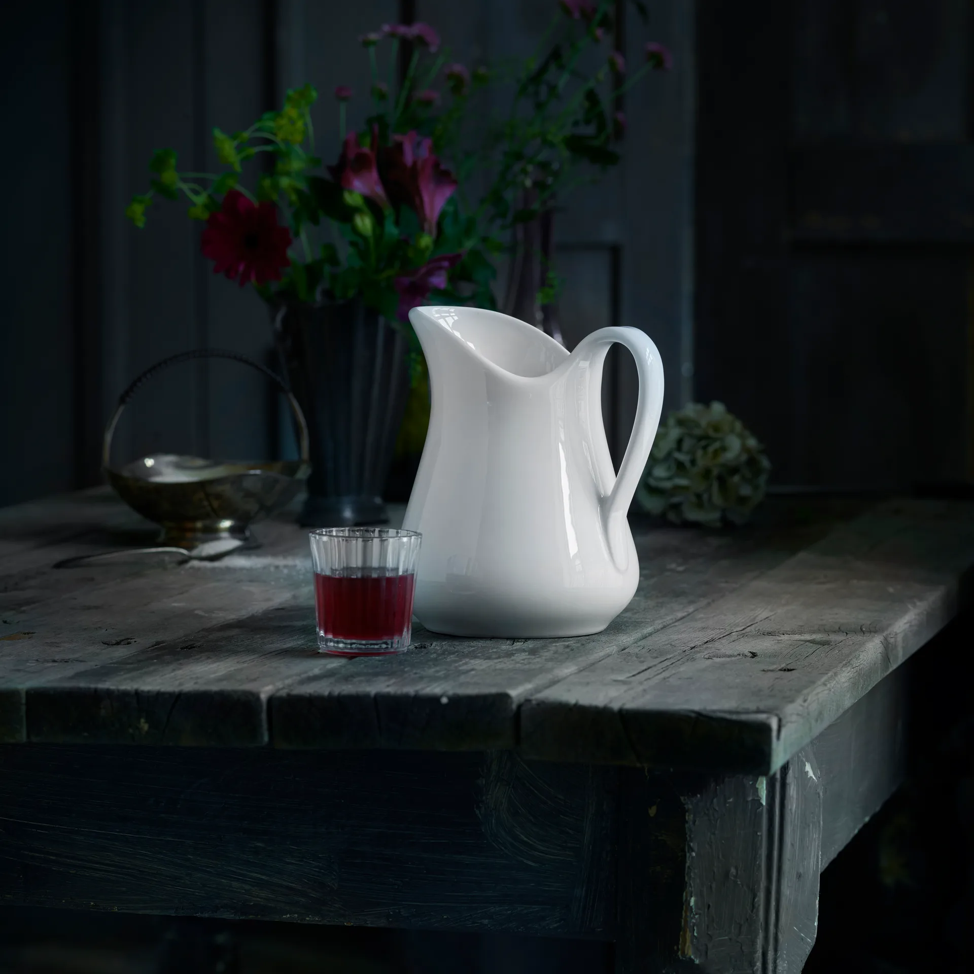 Pillivuyt old fashioned jug white, 570ml Pillivuyt