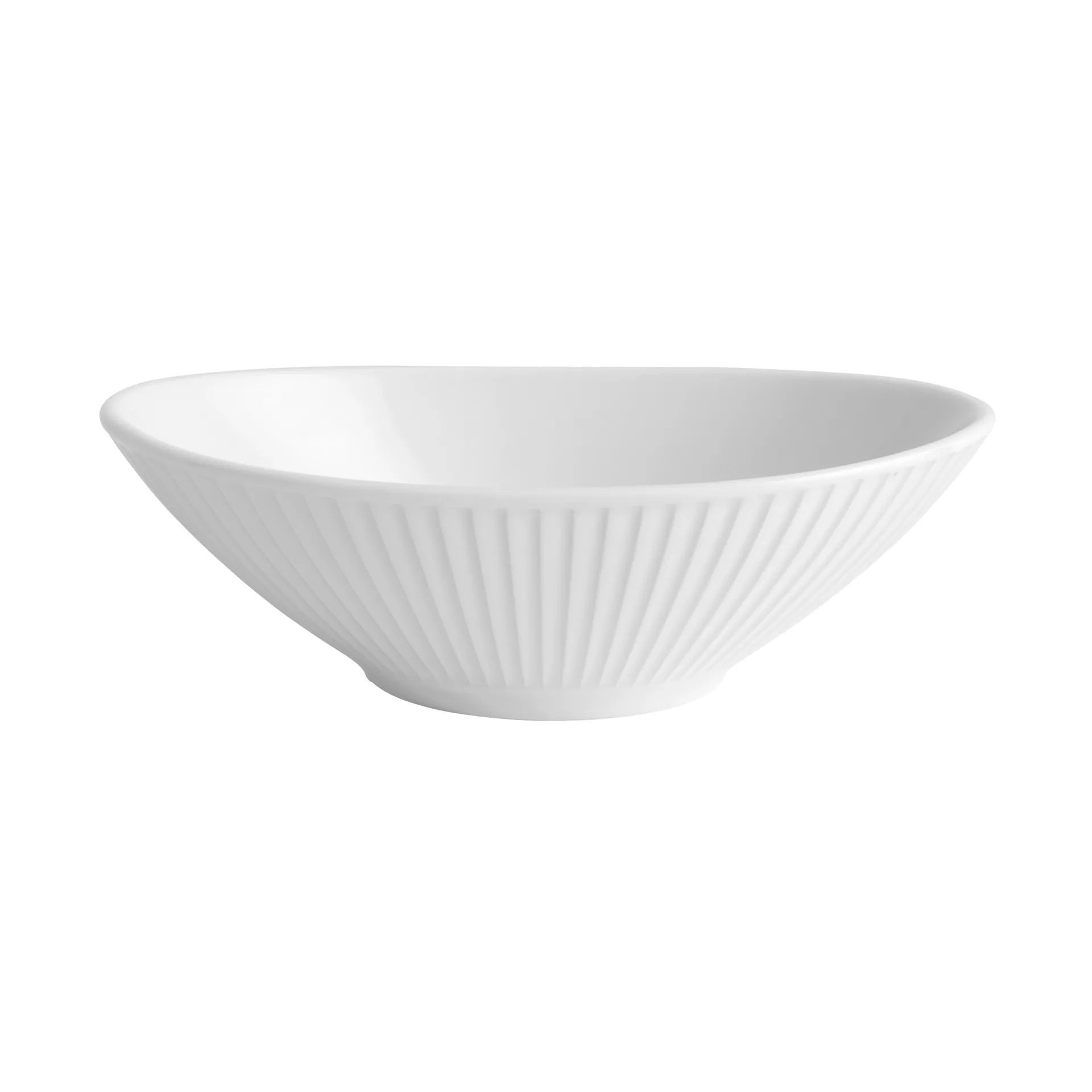 Plissé 碗  oval, 白色 Pillivuyt