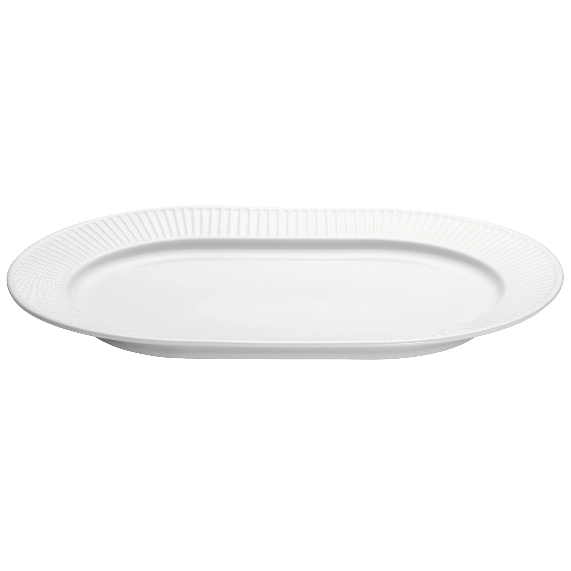 Plissé serving 盘子 oval, 白色 Pillivuyt