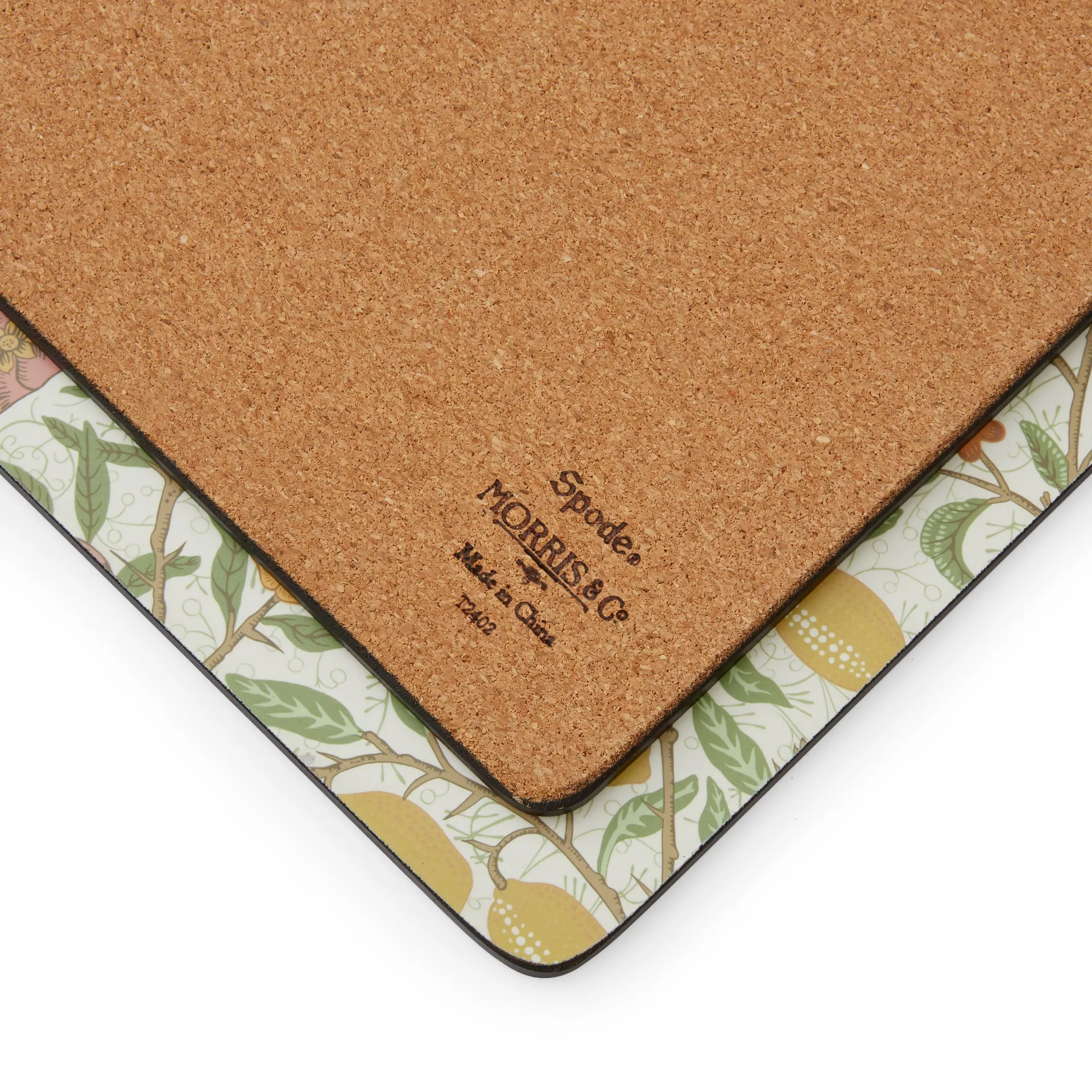 Morris & Co Simpley mixed 餐垫 4件, Fruit, Willow, Strawberry Thief, Marigold Pimpernel