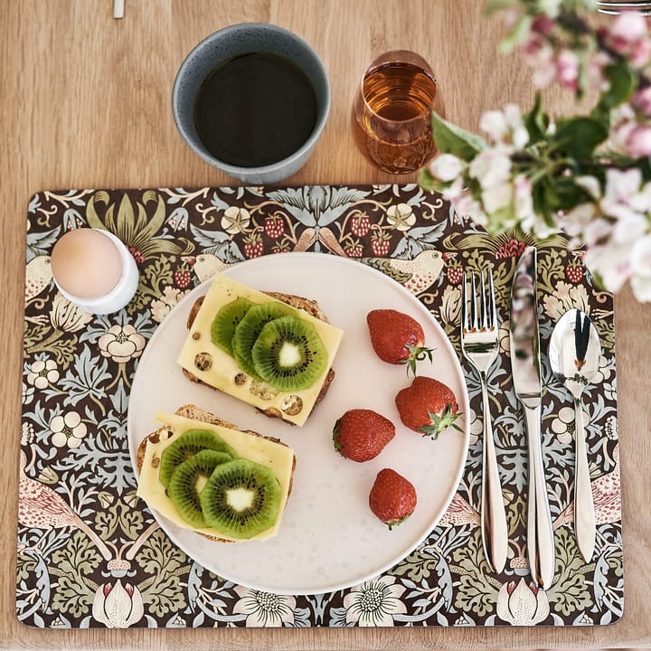 Strawberry Thief Placemats 30x40 cm 4 pack, 棕色 Pimpernel