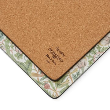 Strawberry Thief Placemats 30x40 cm 4 pack - 绿色 - Pimpernel