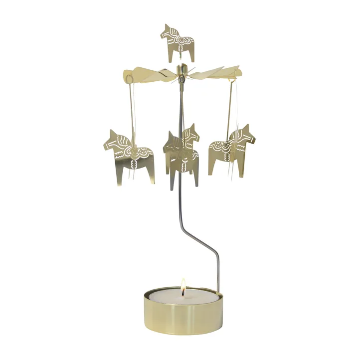 天使风铃 达拉木马大号 25cm - 金色 - Pluto Design