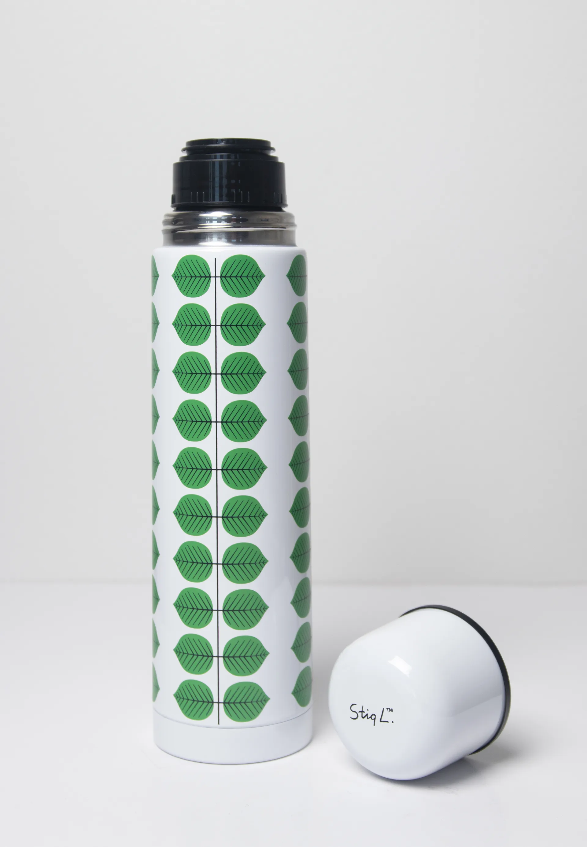Berså 保温瓶 0.75l, 白色_绿色 Pluto Design