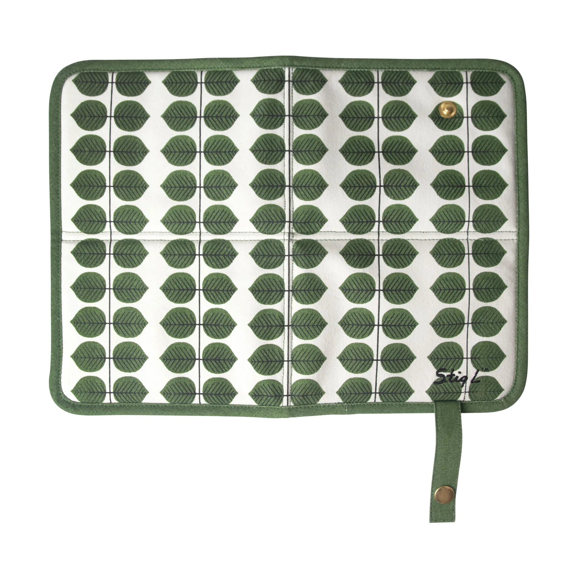 Berså seat 靠枕|靠垫, 白色-绿色 Pluto Design