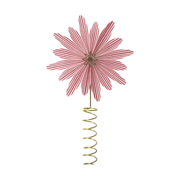 Candy cane tree topper - Red-white - Pluto Design