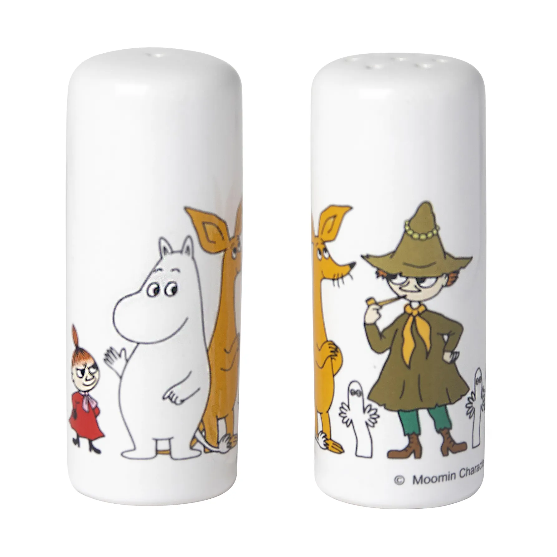 姆明 friends salt & pepper mills, 白色-混合色 Pluto Design