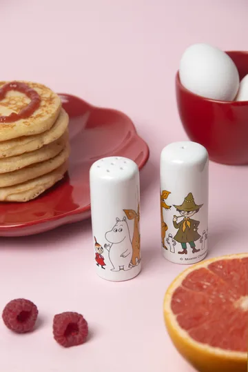 姆明 friends salt & pepper mills - 白色-混合色 - Pluto Design